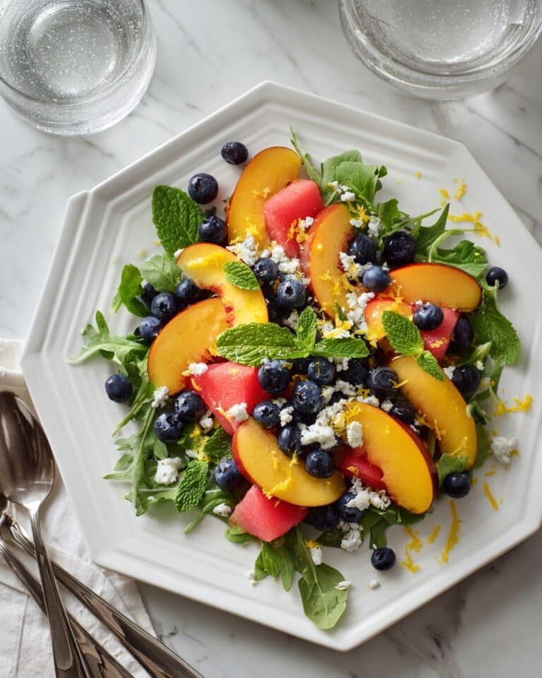 Summer Fruit Salad with Honey-Lime Dressing Recipe