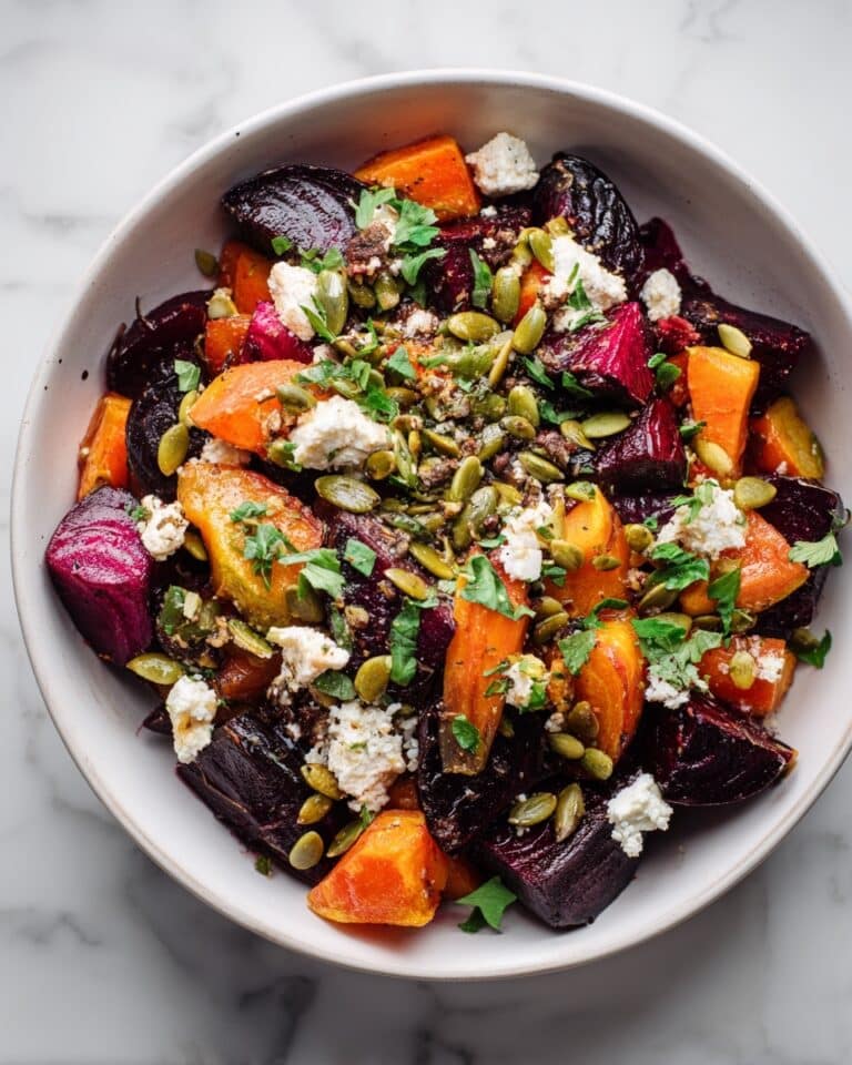 Roasted Beet Salad with Feta and Citrus Vinaigrette Recipe