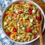Pasta Salad with Zesty Italian Dressing Recipe