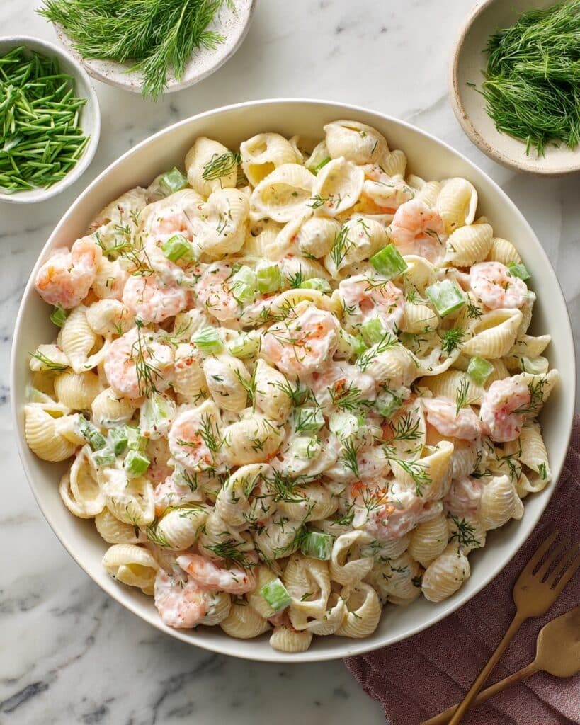 Creamy Seafood Pasta Salad Recipe