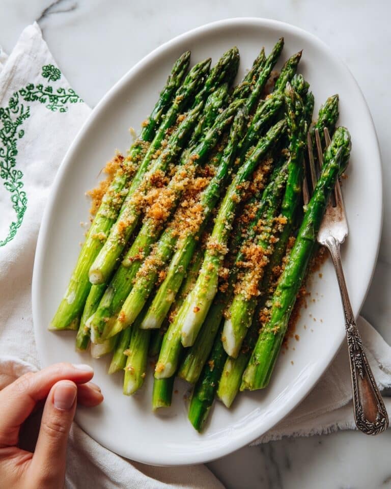 Asparagus in Air Fryer with Garlic, Lemon, and Parmesan Recipe
