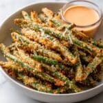 Air Fryer Garlic Parmesan Green Beans Recipe