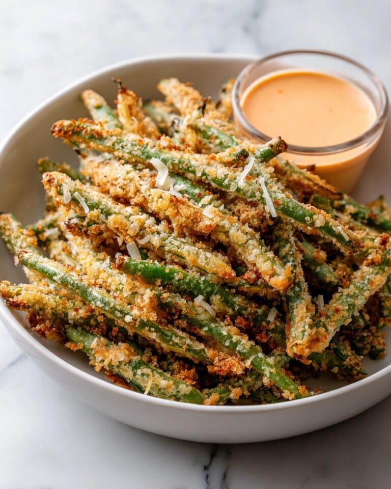 Air Fryer Garlic Parmesan Green Beans Recipe