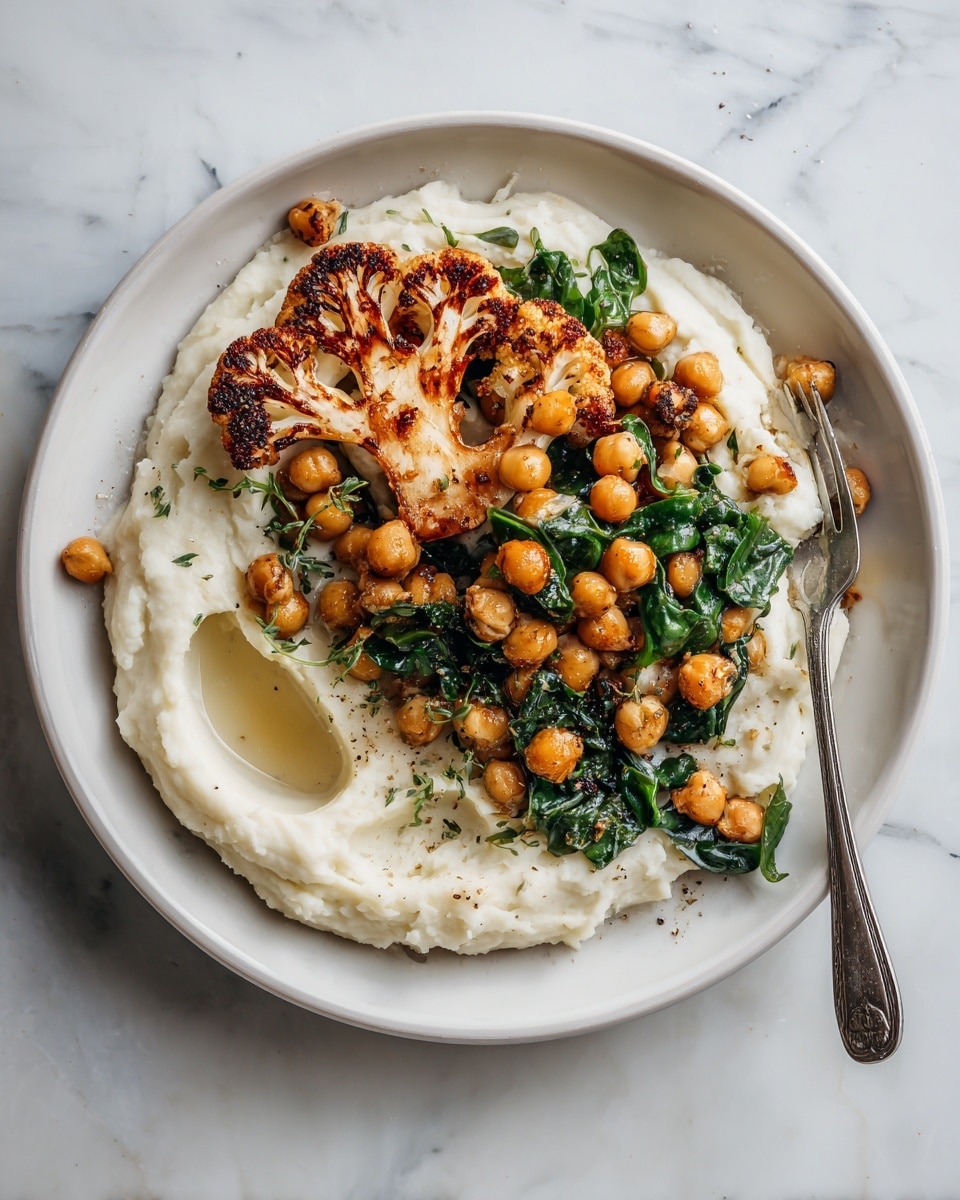 Garlic-Spiced Roasted Cauliflower Steaks with Lemon and Herbs Recipe