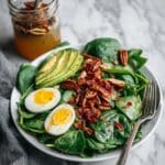 Easy Wilted Spinach Salad Recipe