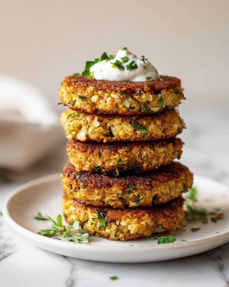 Crispy Fried Broccoli Cakes with Cheese Recipe
