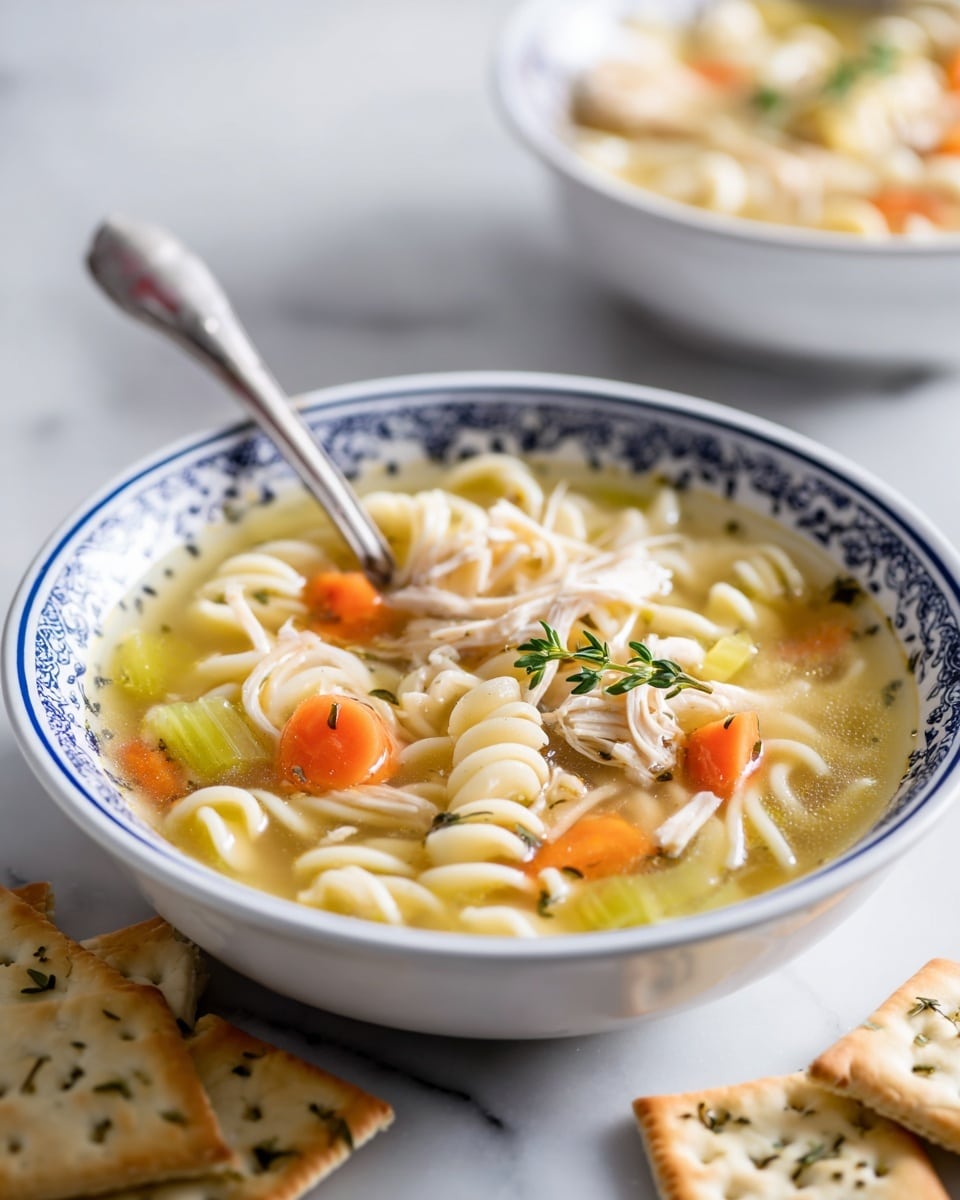 Keto Chicken Noodle Soup Recipe
