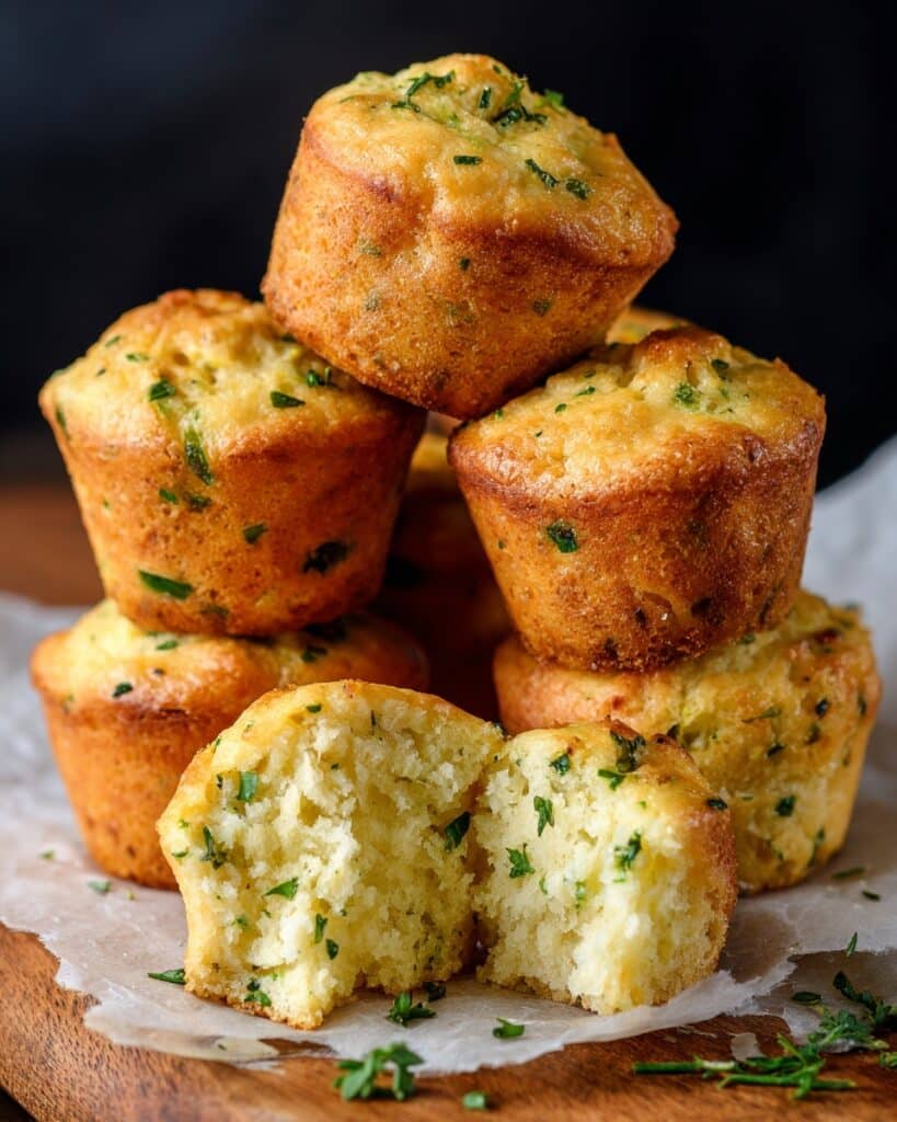 Cheesy Cauliflower Muffins Recipe