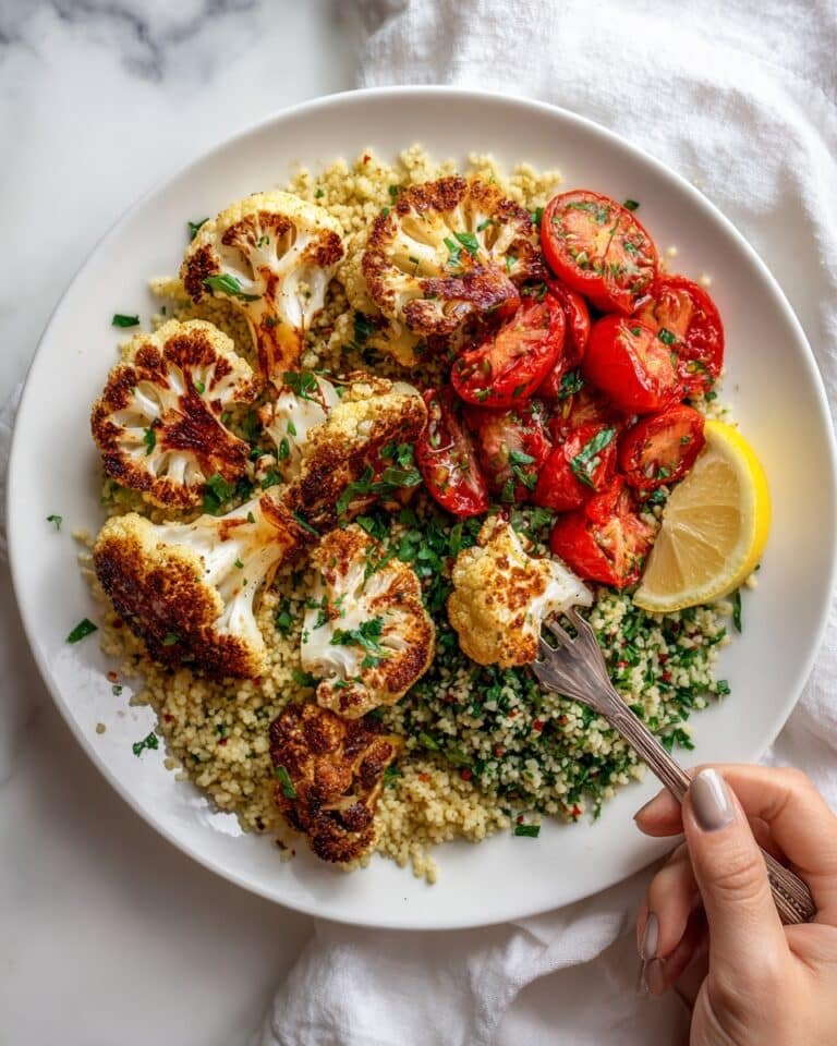 Roasted Parmesan Crusted Cauliflower Recipe