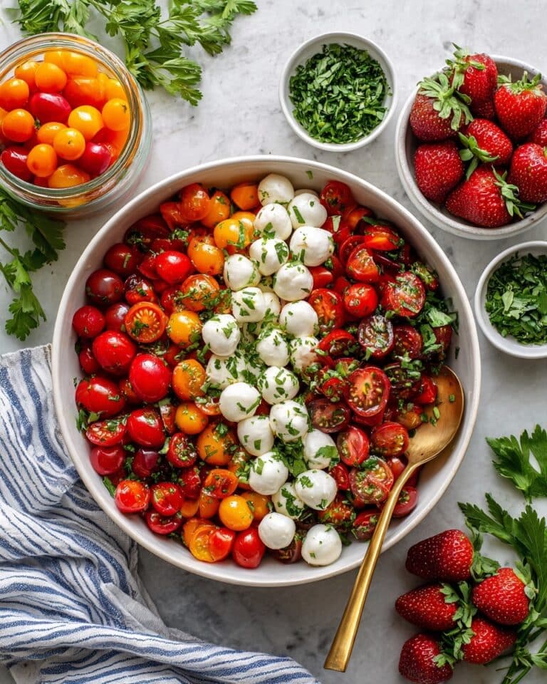 Strawberry Tomato Balsamic Salad Recipe