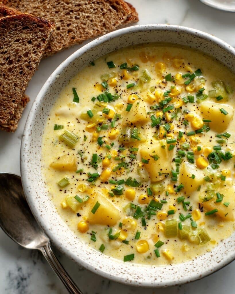 Creamy Potato Corn Chowder Recipe