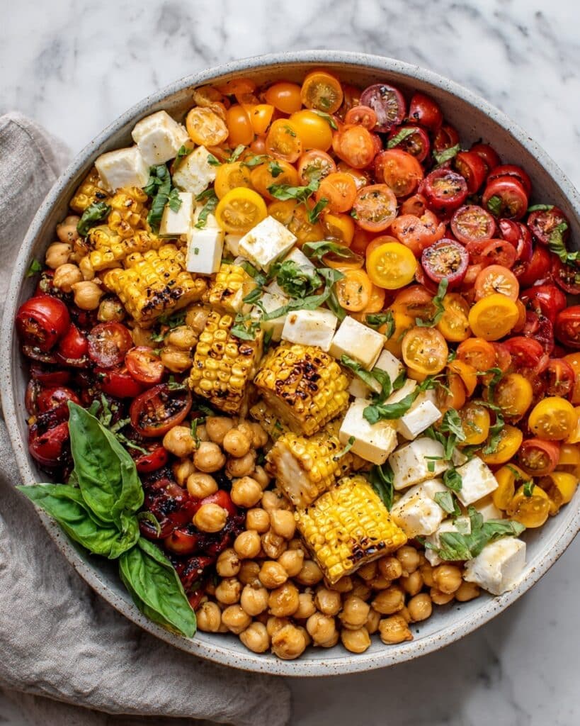 Corn Salad with Tomato & Avocado Recipe