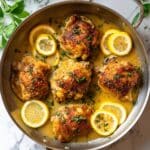 Crispy Lemon Chicken Thighs Recipe