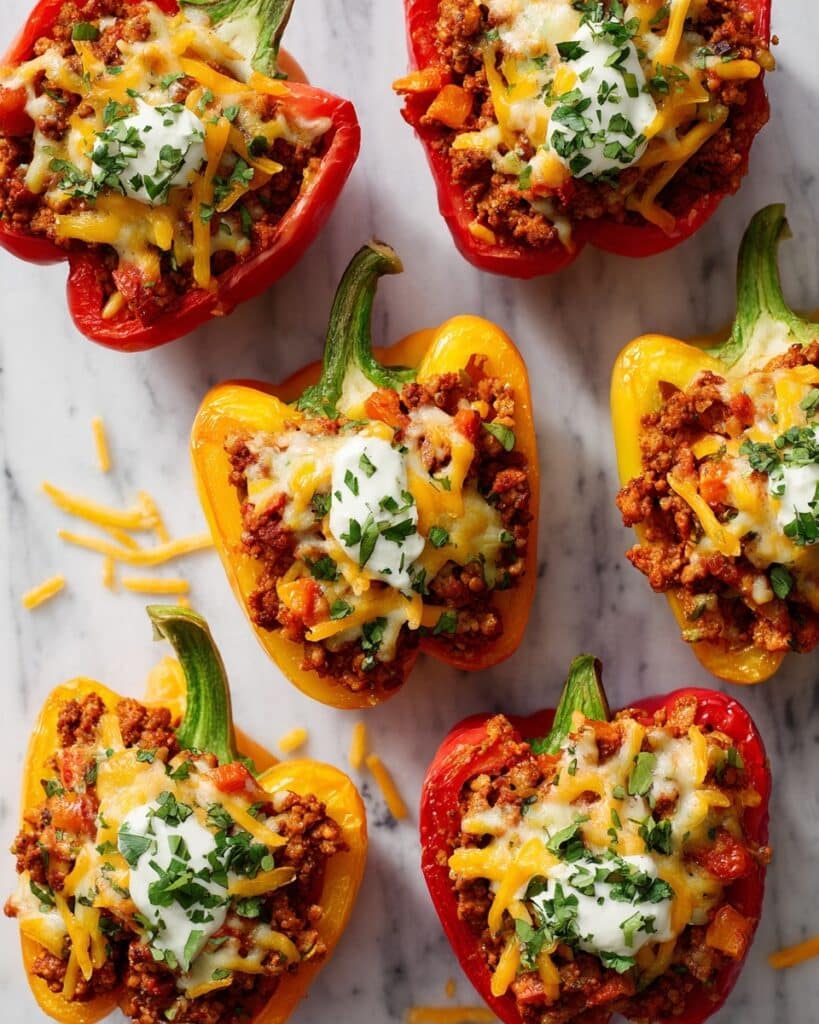 Taco Stuffed Peppers Recipe