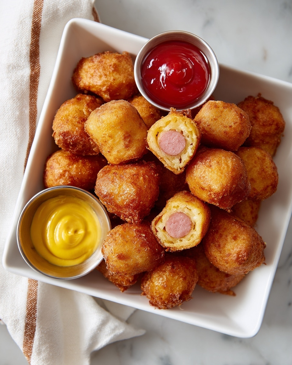 Easy Homemade Mini Corn Dogs Recipe