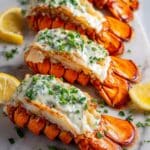 Boiled Lobster Tails with Garlic Lemon Butter Recipe