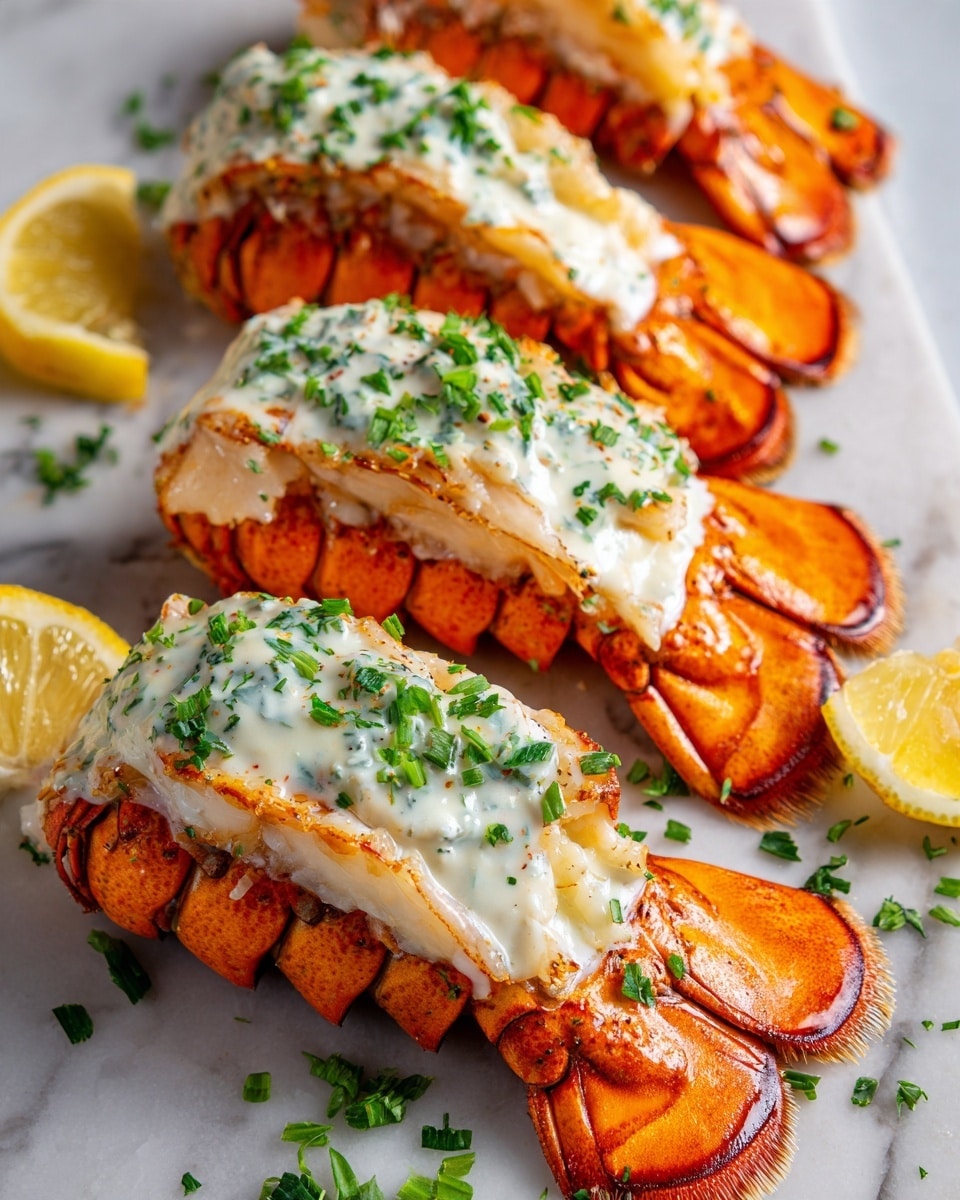 Boiled Lobster Tails with Garlic Lemon Butter Recipe