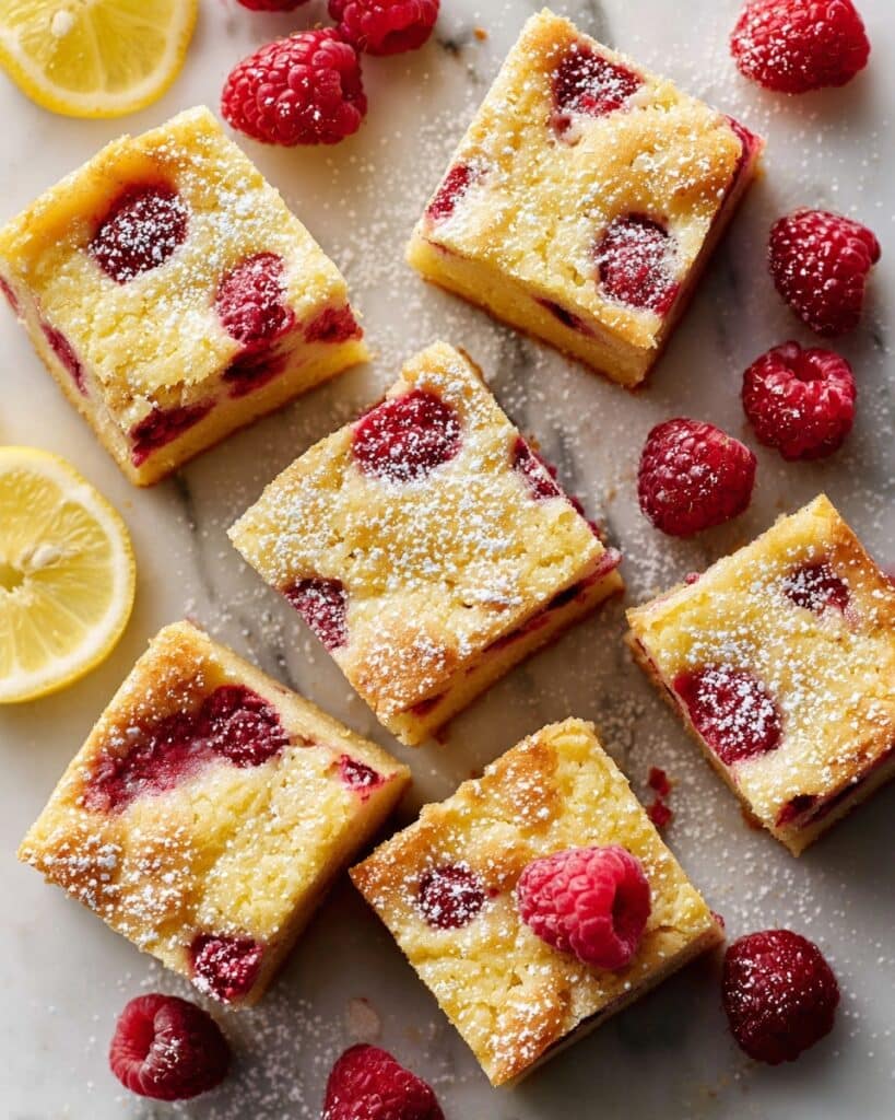 Sugar Free Raspberry Lemon Bars Recipe