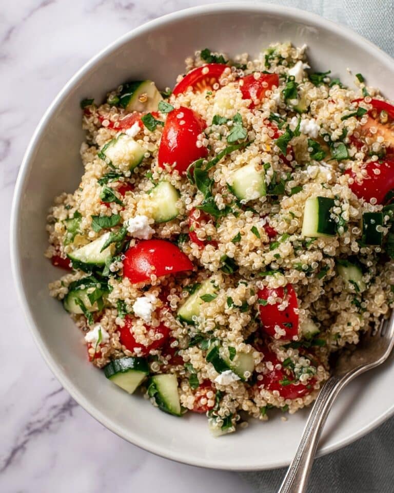 Italian Caprese Quinoa Salad with Balsamic Vinaigrette Recipe