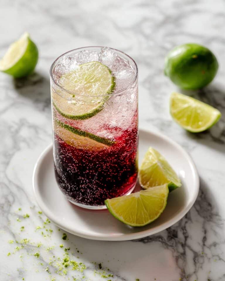 Sparkling Tart Cherry Juice Mocktail Recipe