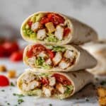 Easy & Fast Grilled Chicken Caesar Wrap Recipe