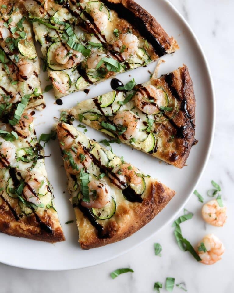 10-Minute Easy Air Fryer Shrimp Pizza Recipe