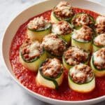 Lasagna Zucchini Rollups with Ground Turkey Recipe