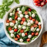Easy Caprese Salad with Spinach Recipe