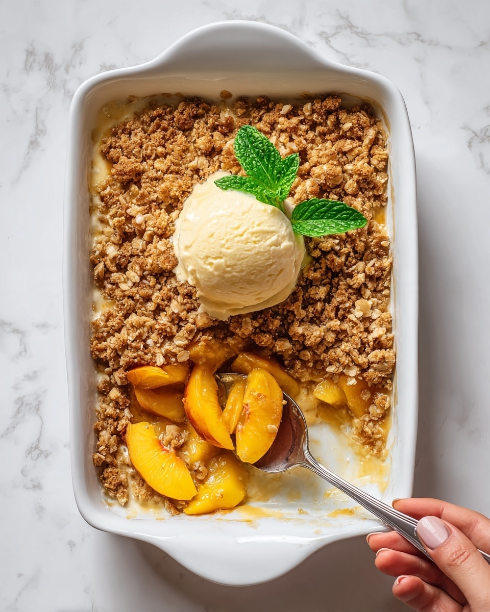 Easy Peach Cobbler Using Cake Mix Recipe