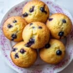 Healthy Blueberry Lemon Protein Muffins Recipe