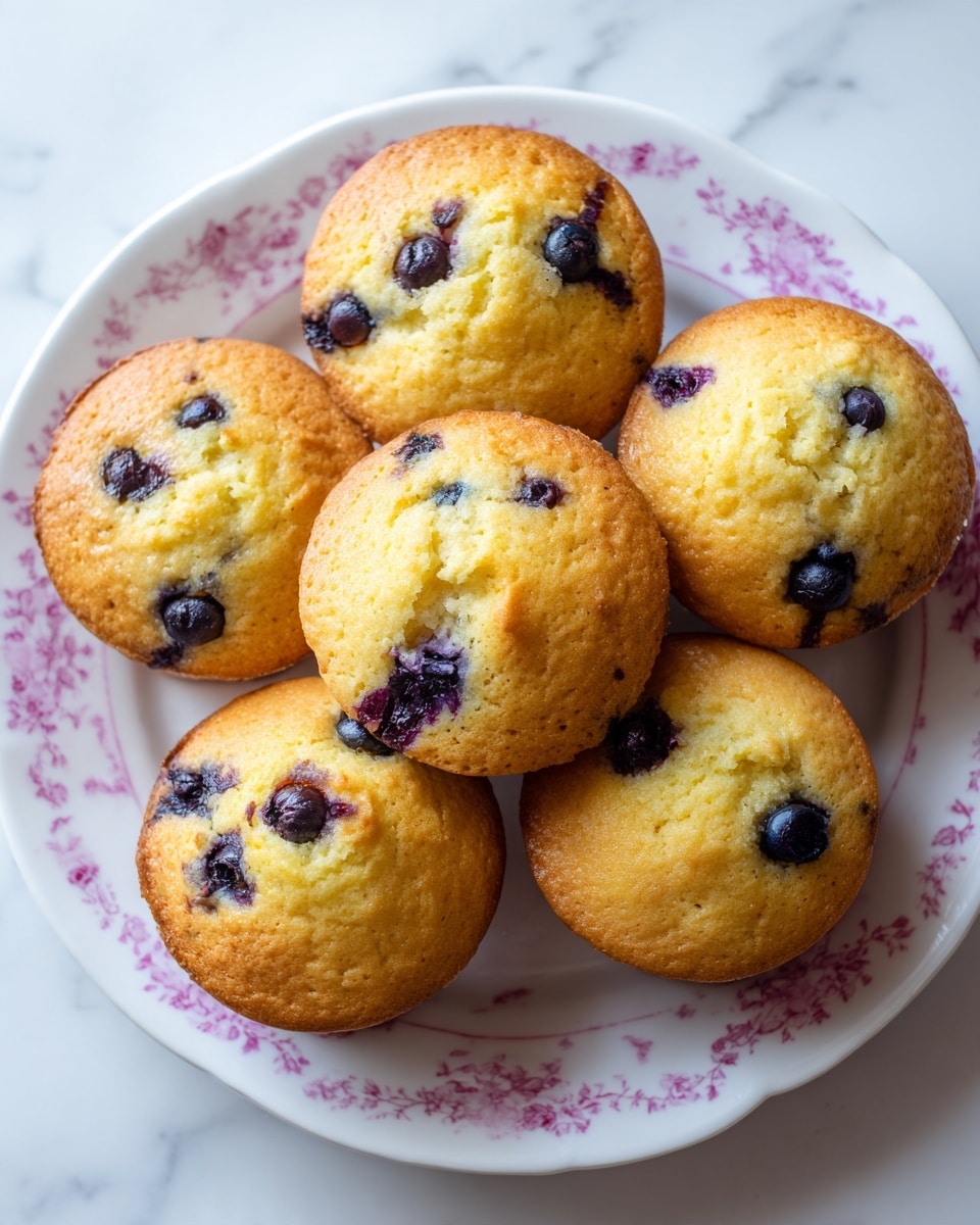 Healthy Blueberry Lemon Protein Muffins Recipe