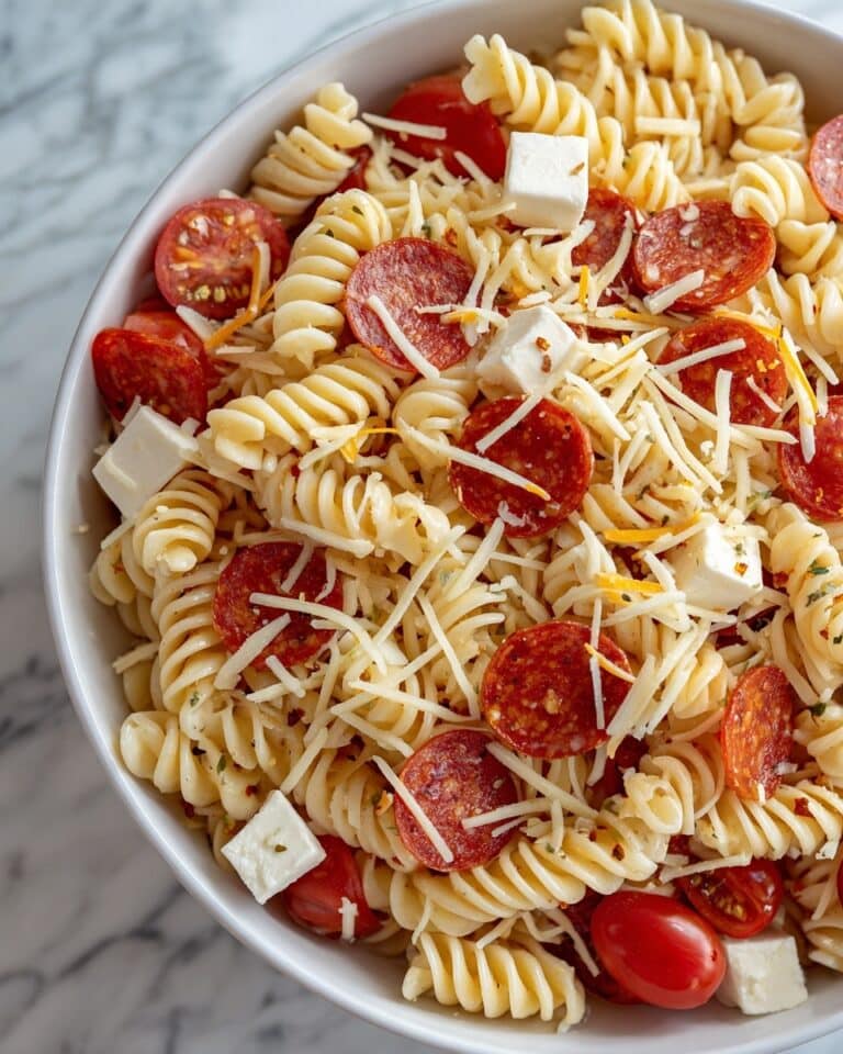 Pepperoni Pizza Pasta Salad Recipe