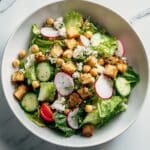 Mediterranean Chopped Salad Pitas Recipe