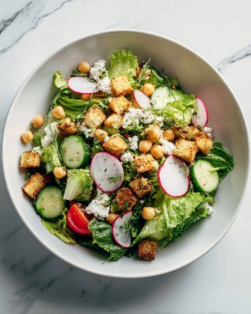 Mediterranean Chopped Salad Pitas Recipe