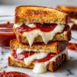 Garlic Bread Pizza Grilled Cheese Recipe