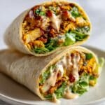 Easy Cheesy BBQ Chicken Wraps Recipe