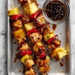 BBQ Pineapple Chicken Kabobs Recipe