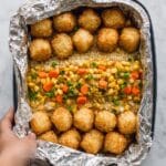 Tater Tot Meatball Foil Packet Meal Recipe