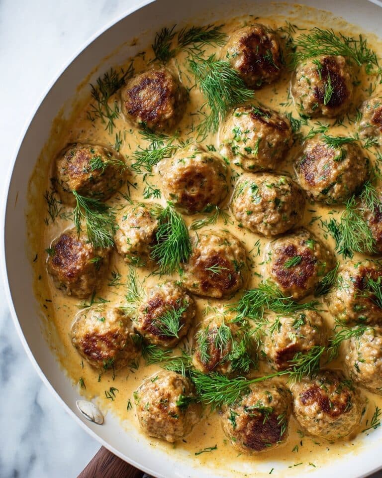 Swedish Meatballs in Creamy Gravy Recipe