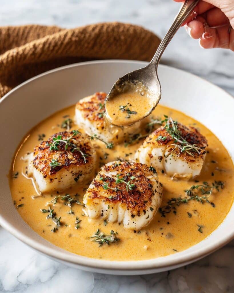 Buttered Cod in Skillet Recipe