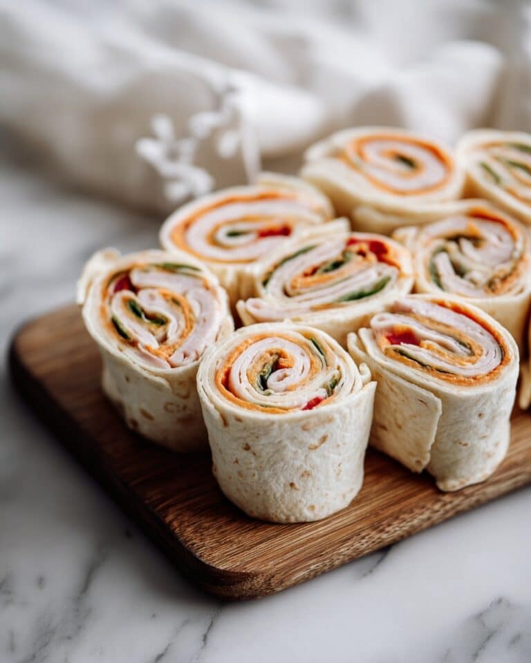 Zesty Turkey And Cheese Pinwheels Recipe