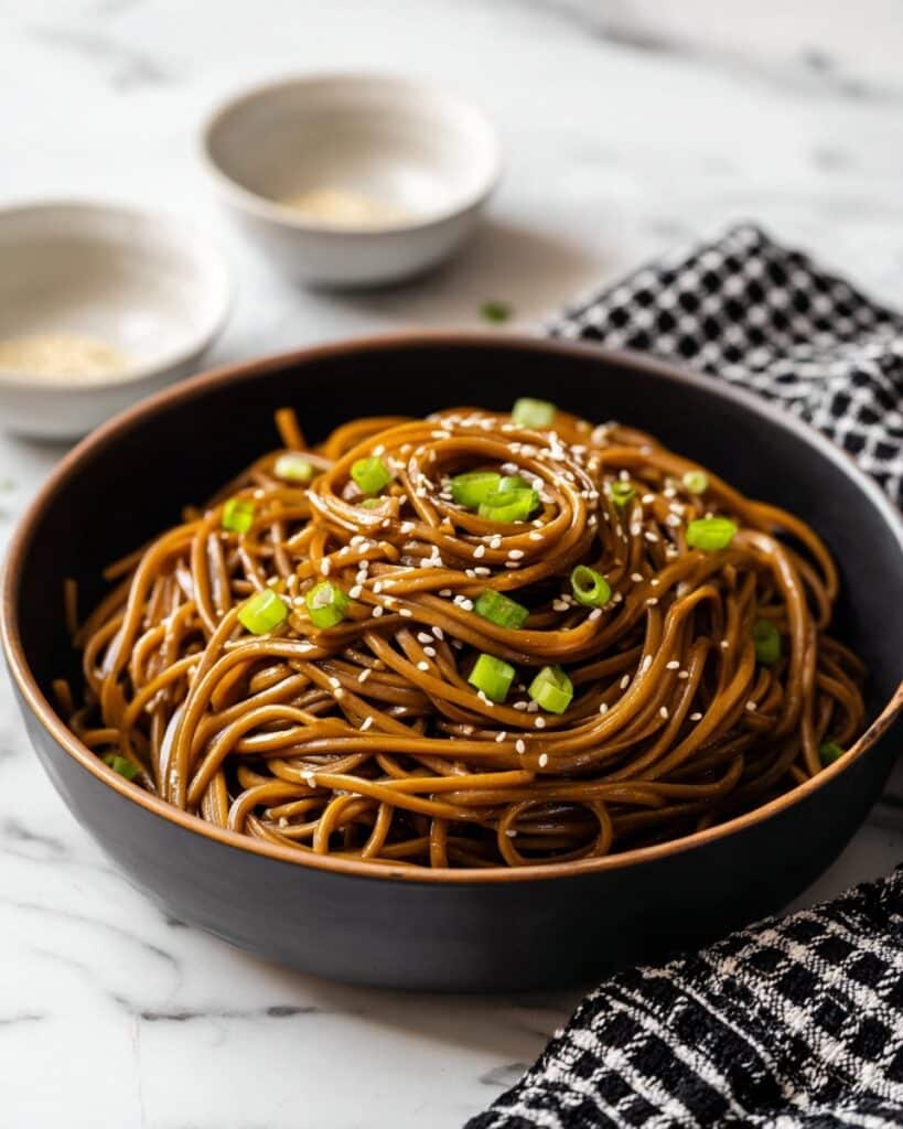 Cold Sesame Noodle Cups Recipe