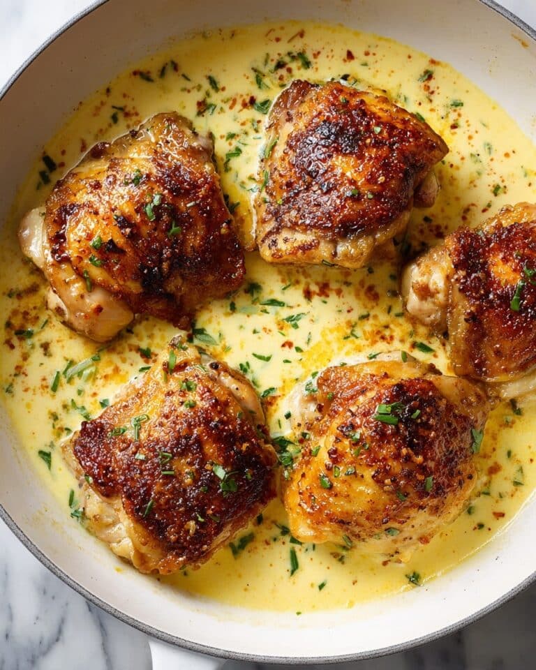 French Mustard Chicken in Creamy Dijon Sauce Recipe
