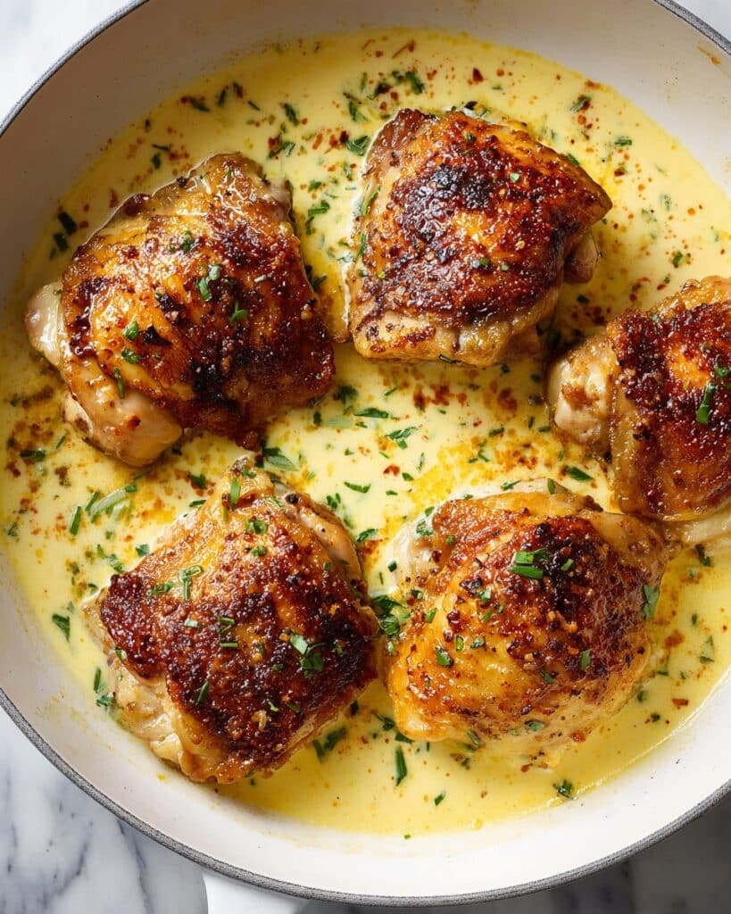 French Mustard Chicken in Creamy Dijon Sauce Recipe