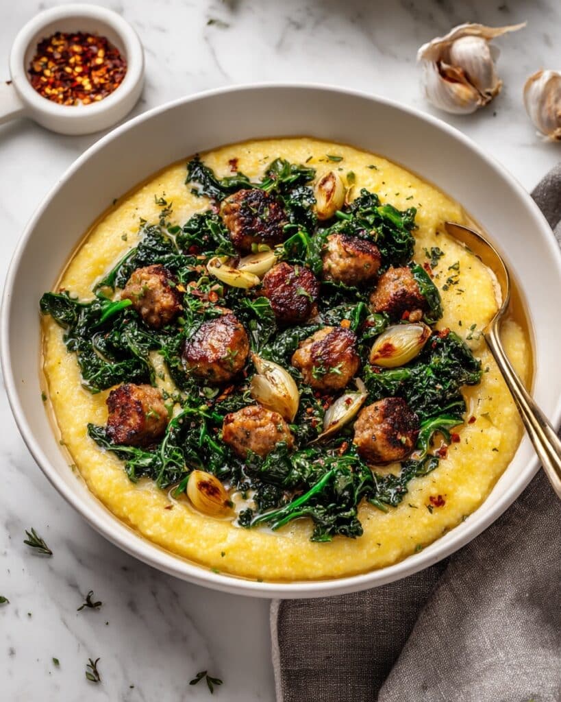 Hearty Tuscan Sausage and Kale Soup with Potatoes and Cream Recipe