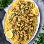 Easy Chicken Scampi Pasta Parmesan Recipe
