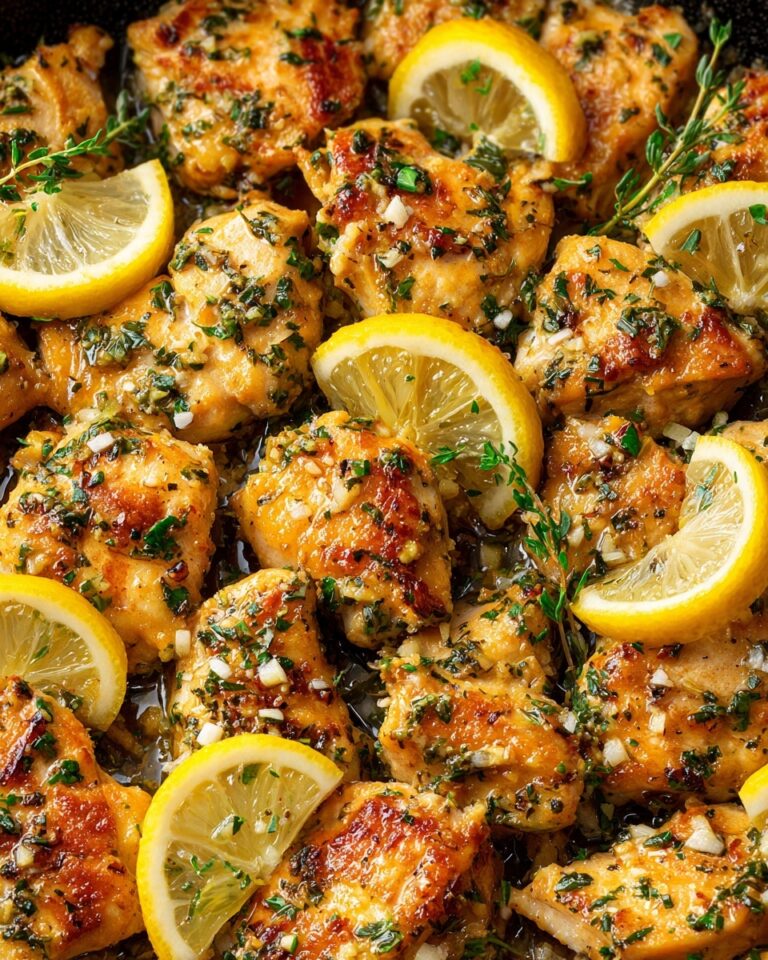 Lemon Garlic Chicken Bites Recipe