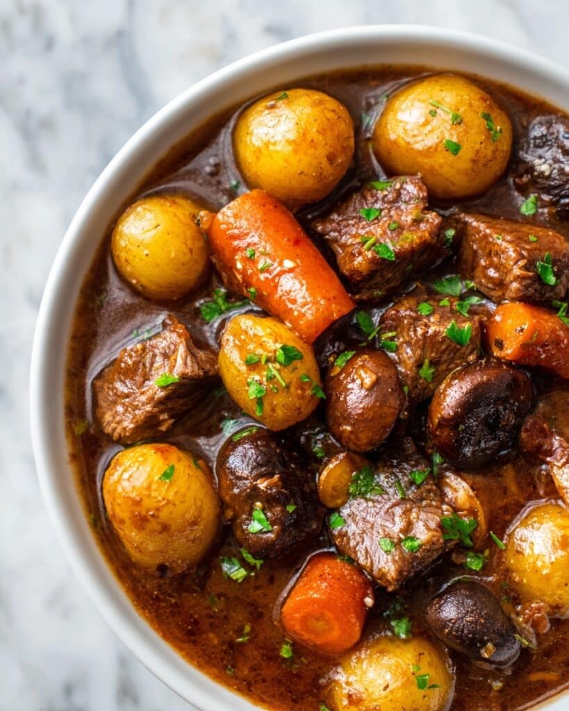 Slow Cooker Beef Bourguignon Recipe