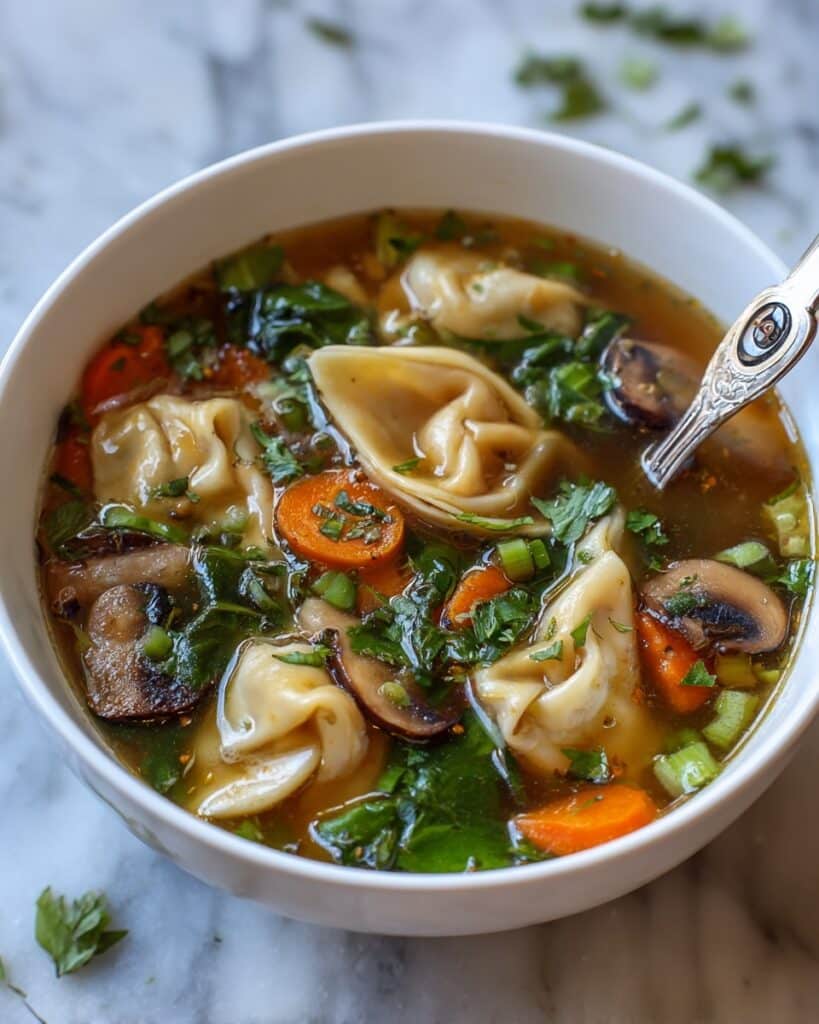 Homemade Wonton Soup Recipe