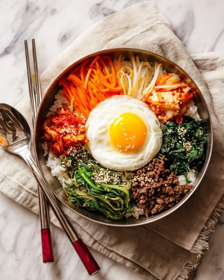 Easy Bibimbap with Ground Beef Recipe